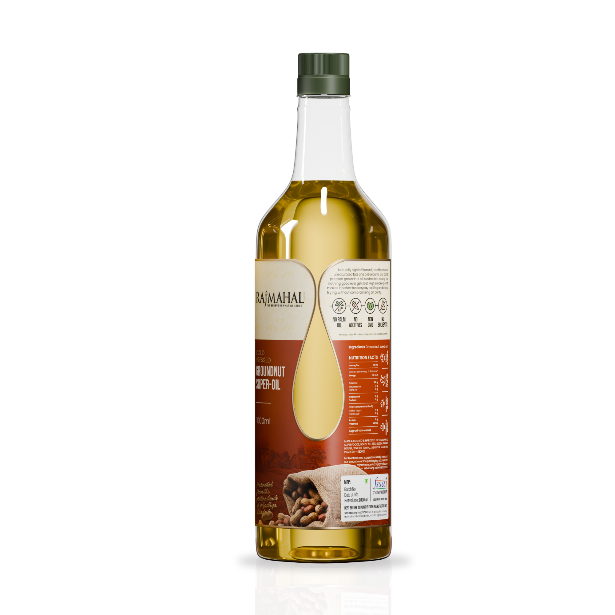 Groundnut Cold pressed oil