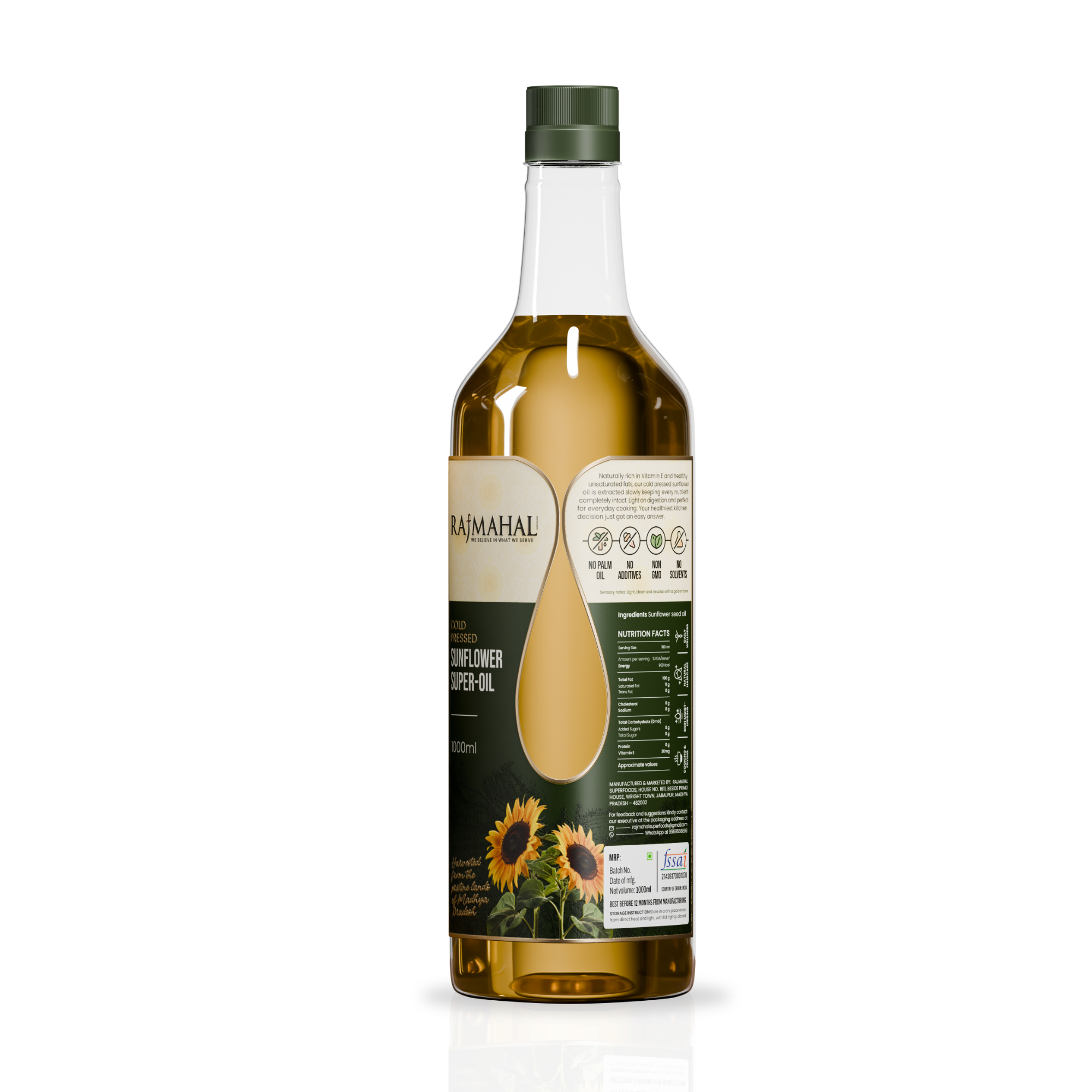Sunflower Cold press oil