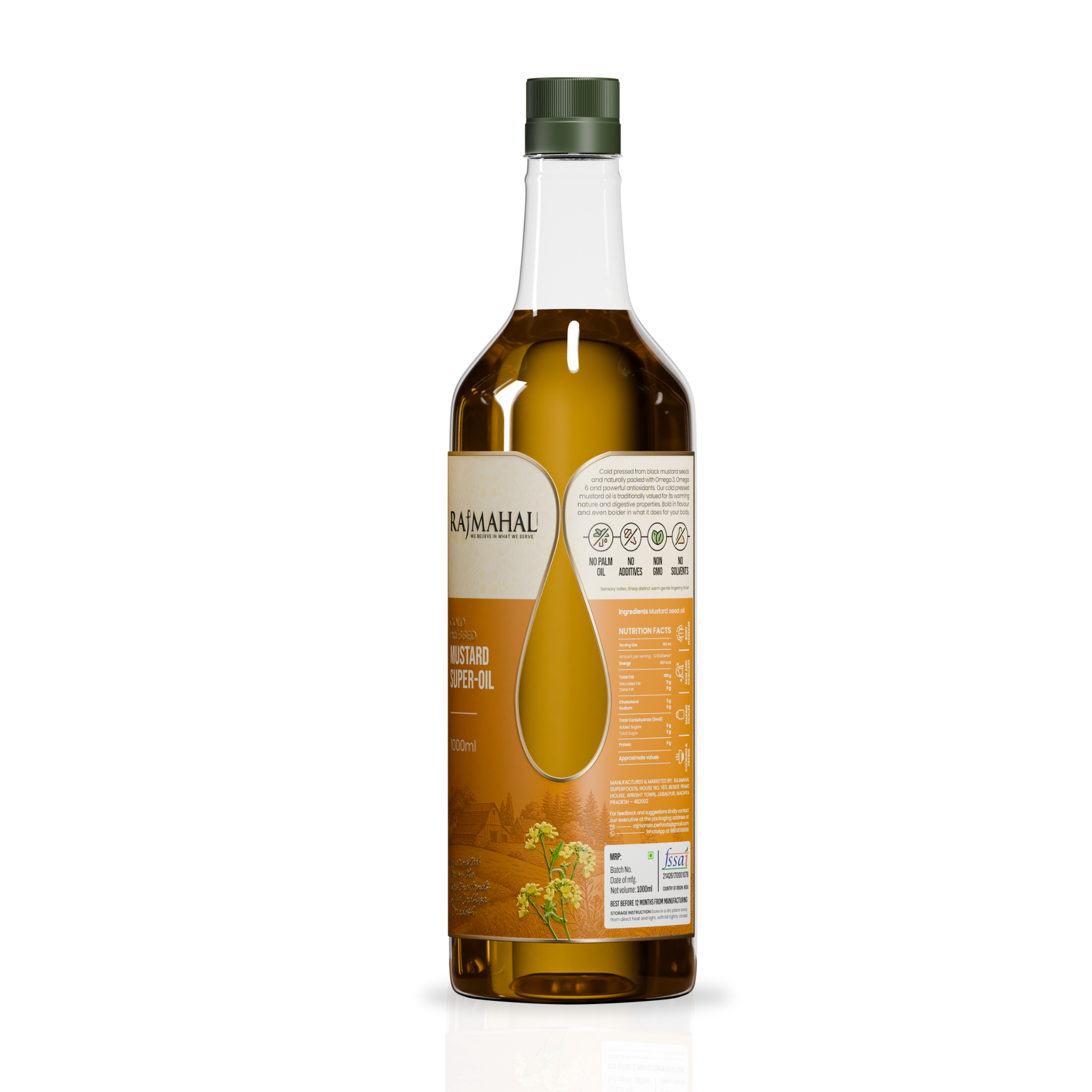 Mustard Cold pressed oil