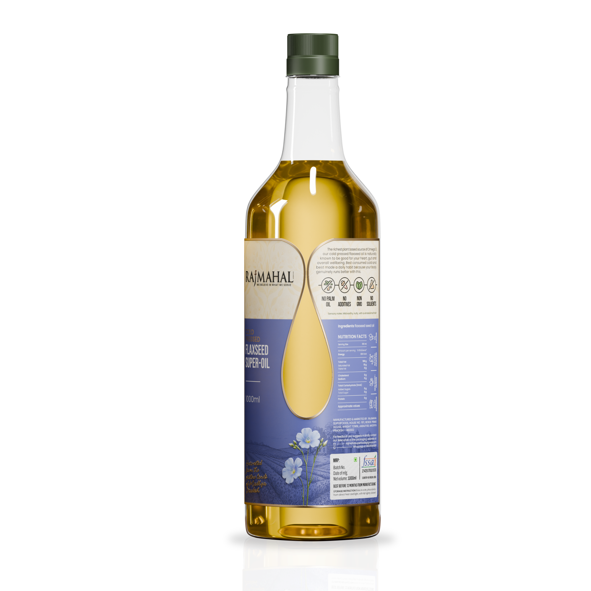 Flaxseed Cold pressed oil