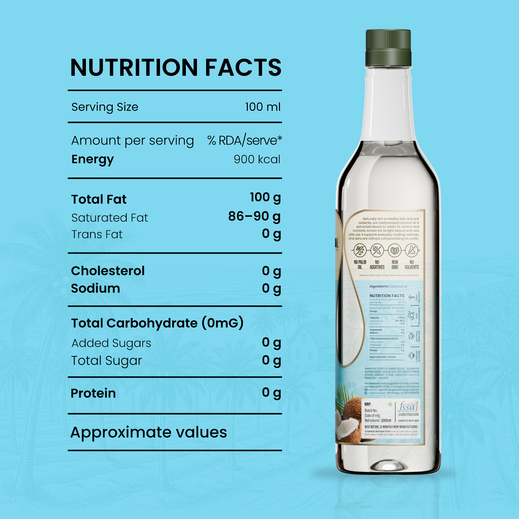 Coconut Cold Pressed Oil